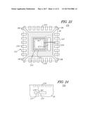 PACKAGED ELECTRONIC DEVICE HAVING INTEGRATED ANTENNA AND LOCKING STRUCTURE diagram and image