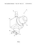 INNER STATIC ELECTRICITY ELIMINATING CONTROL VALVE FOR ORGANIC SOLVENT     DELIVERY PIPELINES diagram and image