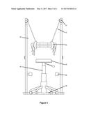 Decompression chair for lower back diagram and image