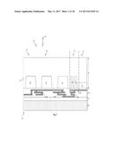 FORMATION OF BURIED COLOR FILTERS IN A BACK SIDE ILLUMINATED IMAGE SENSOR     USING AN ETCHING-STOP LAYER diagram and image