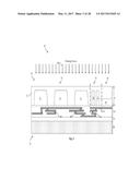 FORMATION OF BURIED COLOR FILTERS IN A BACK SIDE ILLUMINATED IMAGE SENSOR     USING AN ETCHING-STOP LAYER diagram and image