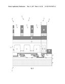 FORMATION OF BURIED COLOR FILTERS IN A BACK SIDE ILLUMINATED IMAGE SENSOR     USING AN ETCHING-STOP LAYER diagram and image