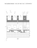 FORMATION OF BURIED COLOR FILTERS IN A BACK SIDE ILLUMINATED IMAGE SENSOR     USING AN ETCHING-STOP LAYER diagram and image