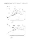 SHOE UPPER, AND METHOD FOR KNITTING SHOE UPPER diagram and image