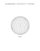 GOLF BALL DIMPLE PLAN SHAPE diagram and image