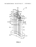 ROTOR BLADE WITH TIP SHROUD COOLING PASSAGES AND METHOD OF MAKING SAME diagram and image