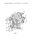 SMALL AIR-COOLED ENGINE ASSEMBLY WITH DRY SUMP LUBRICATION SYSTEM diagram and image