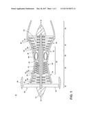 GAS TURBINE ENGINE WITH VANE HAVING A COOLING INLET diagram and image