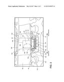 GAS TURBINE ENGINE WITH VANE HAVING A COOLING INLET diagram and image