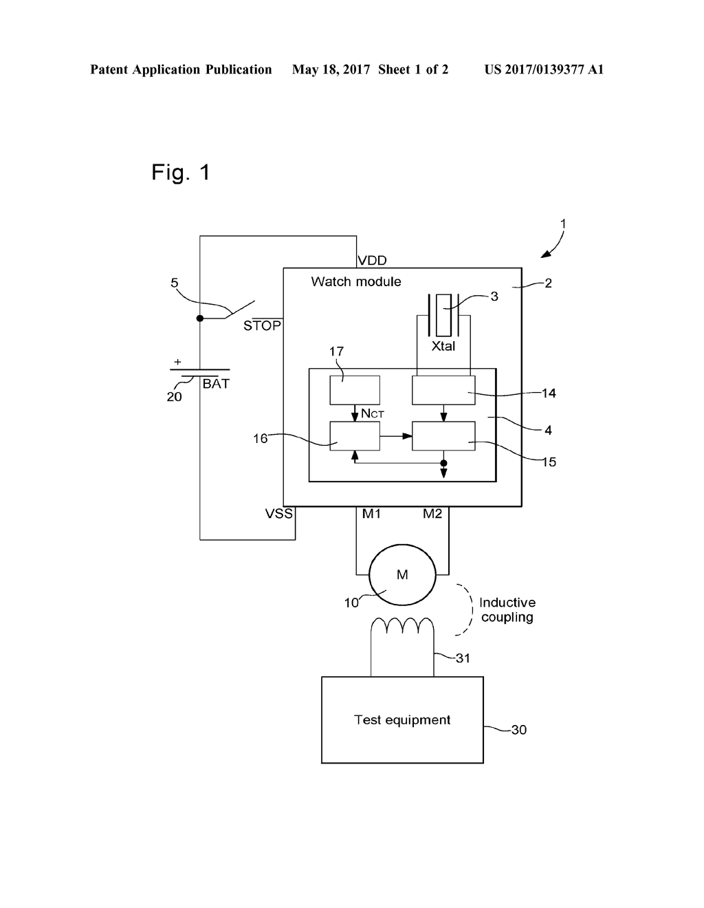 METHOD FOR TESTING THE RATE OF A QUARTZ WATCH - diagram, schematic, and image 02