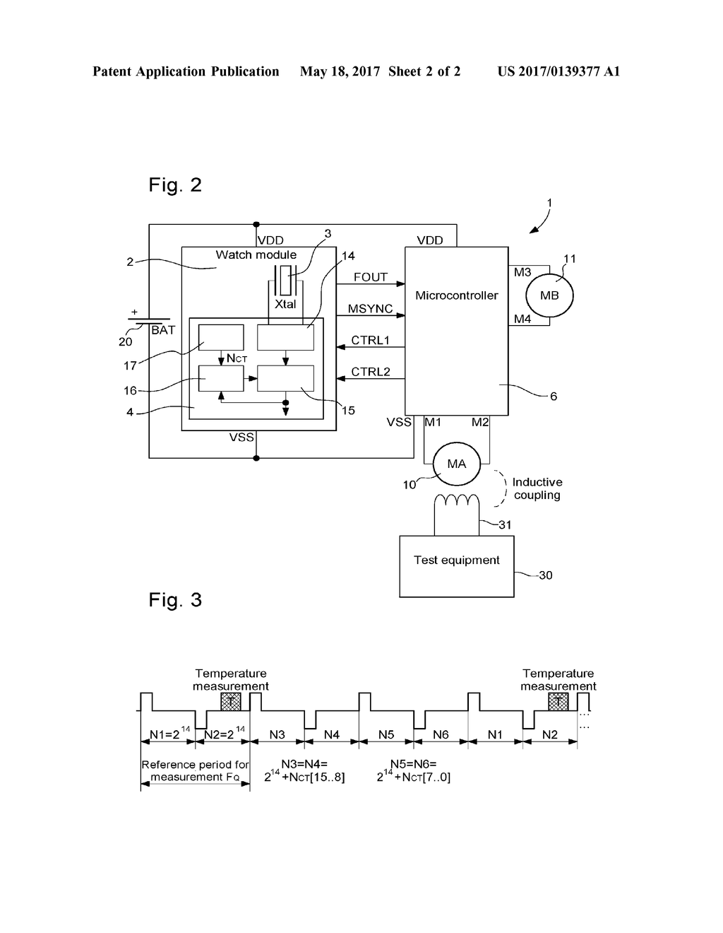 METHOD FOR TESTING THE RATE OF A QUARTZ WATCH - diagram, schematic, and image 03