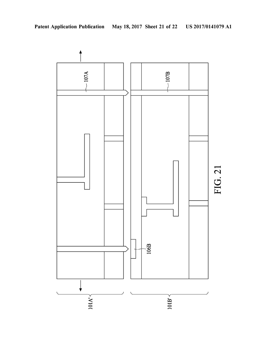 SEMICONDUCTOR PACKAGE AND METHOD OF FORMING THE SAME - diagram, schematic, and image 22