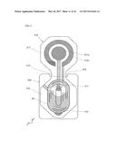 VIBRATION GENERATOR MOVING VIBRATOR BY MAGNETIC FIELD GENERATED BY COIL     AND HOLDER USED IN VIBRATION-GENERATOR diagram and image