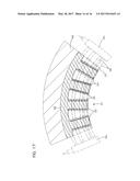 STATOR OF ELECTRIC MOTOR AND COOLING STRUCTURE OF ELECTRIC ROTATING     MACHINE diagram and image