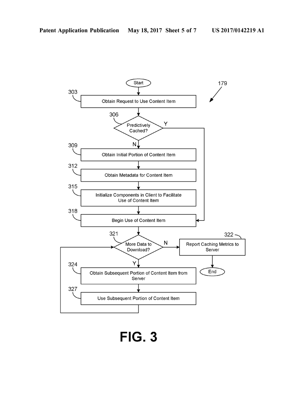 CLIENT-SIDE PREDICTIVE CACHING FOR CONTENT - diagram, schematic, and image 06