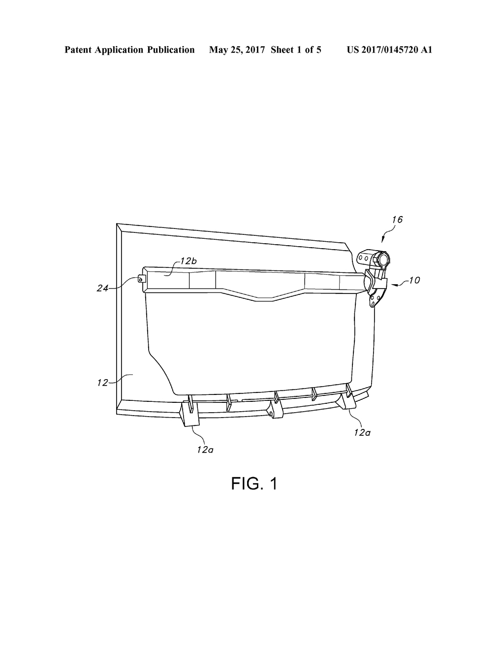 IMPACT RESISTANT DOOR RETAINER FOR VEHICLE GLOVE BOX - diagram, schematic, and image 02