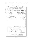 DEVICE, METHOD, AND GRAPHICAL USER INTERFACE FOR PERFORMING A GESTURE IN     AN AREA TO REPLACE A DISPLAY OF APPLICATION LAUNCH ICONS IN THE AREA WITH     A DISPLAY OF INFORMATION CUSTOMIZED TO A USER WHILE MAINTAINING A DISPLAY     OF APPLICATION LAUNCH ICONS IN A DIFFERENT AREA diagram and image