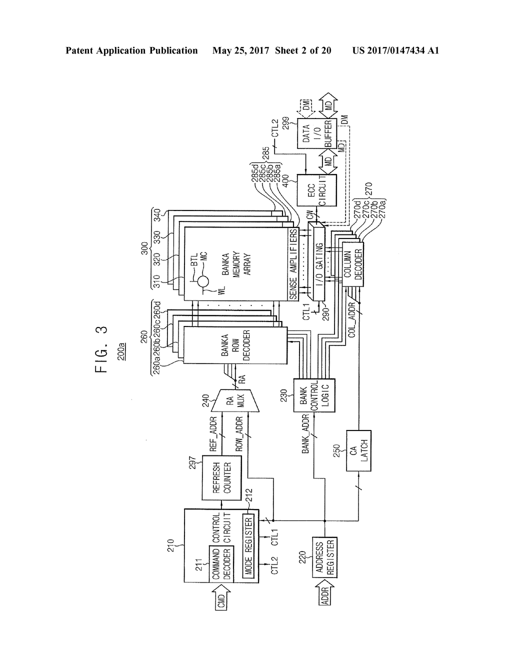 SEMICONDUCTOR MEMORY DEVICES AND METHOD OF OPERATING THE SAME - diagram, schematic, and image 03