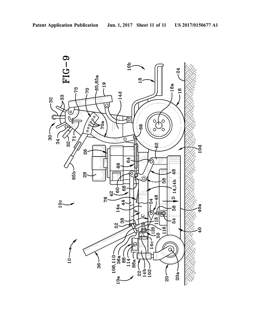 APPARATUS AND METHOD FOR ADJUSTING A MOWER DECK ON A MOWER - diagram, schematic, and image 12