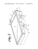 DEVICE FOR STORING, MARINATING, TRANSPORTING AND SERVING FOOD INCLUDING     WARMING COVER AND CUTTING BOARD AND METHOD THEREFOR diagram and image