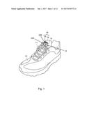 LACE ADJUSTER ASSEMBLY INCLUDING FEEDBACK ASSEMBLY FOR USE IN VISUALIZING     AND MEASURING ATHLETIC PERFORMANCE diagram and image