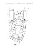 INFANT CARRIER WITH CINCHABLE SLEEVE SEAT ADJUSTMENT diagram and image