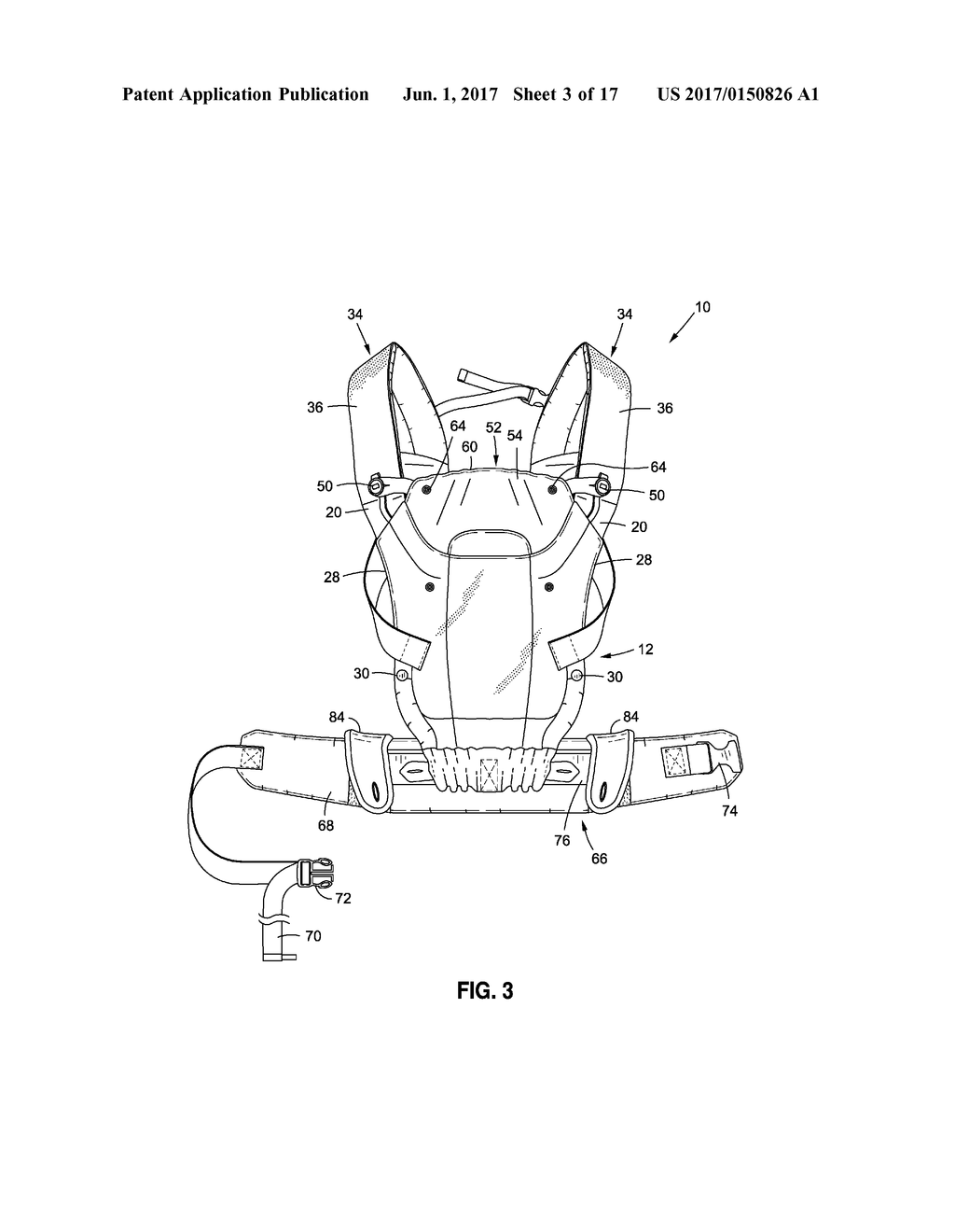 INFANT CARRIER WITH CINCHABLE SLEEVE SEAT ADJUSTMENT - diagram, schematic, and image 04