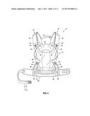 INFANT CARRIER WITH CINCHABLE SLEEVE SEAT ADJUSTMENT diagram and image