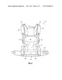 INFANT CARRIER WITH CINCHABLE SLEEVE SEAT ADJUSTMENT diagram and image