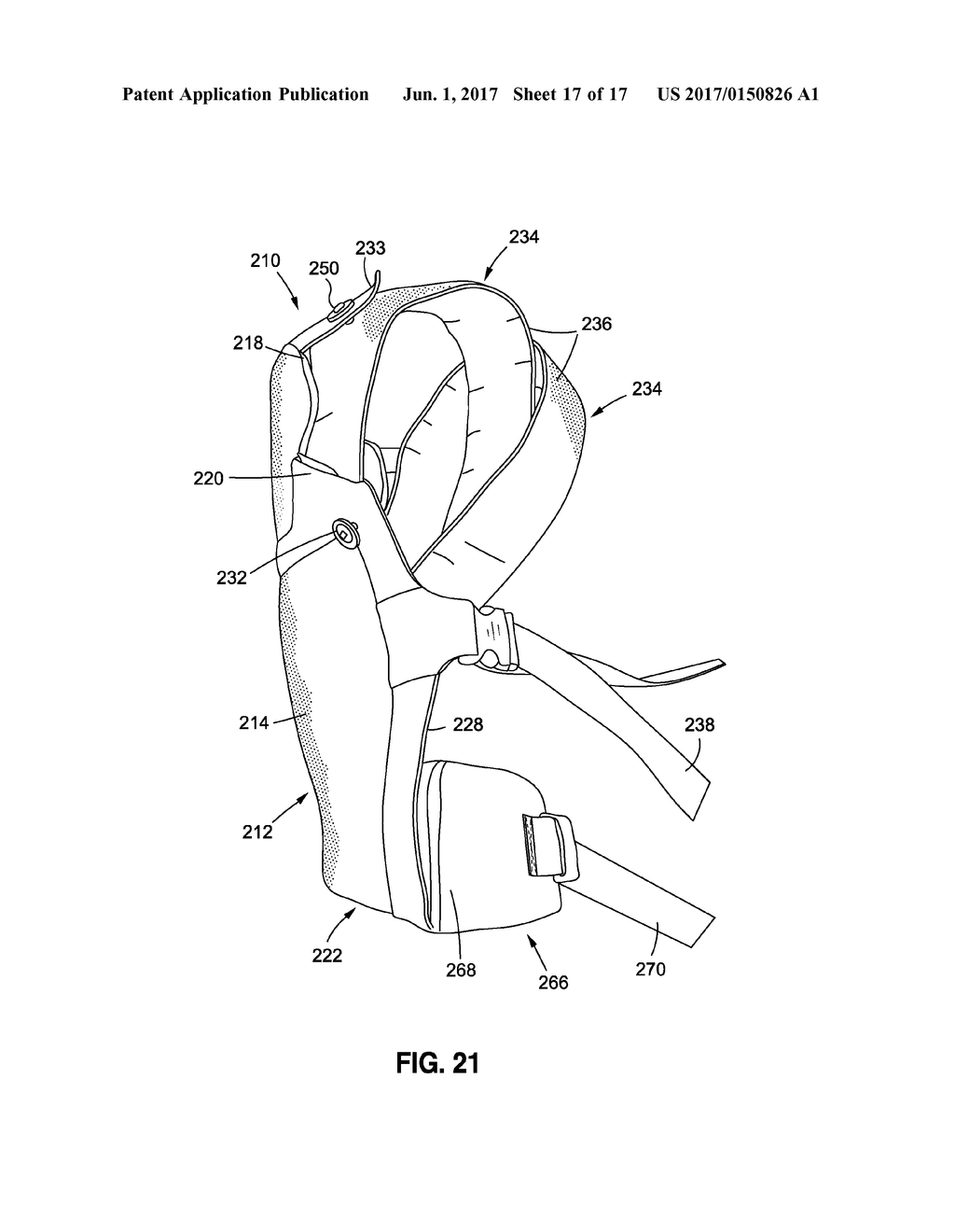 INFANT CARRIER WITH CINCHABLE SLEEVE SEAT ADJUSTMENT - diagram, schematic, and image 18