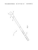 SURGICAL BUR WITH A SINGLE CUTTING FLUTE diagram and image