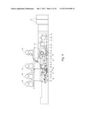 METHODS AND APPARATUS FOR FORMING DISPOSABLE PRODUCTS AT HIGH SPEEDS WITH     SMALL MACHINE FOOTPRINT diagram and image