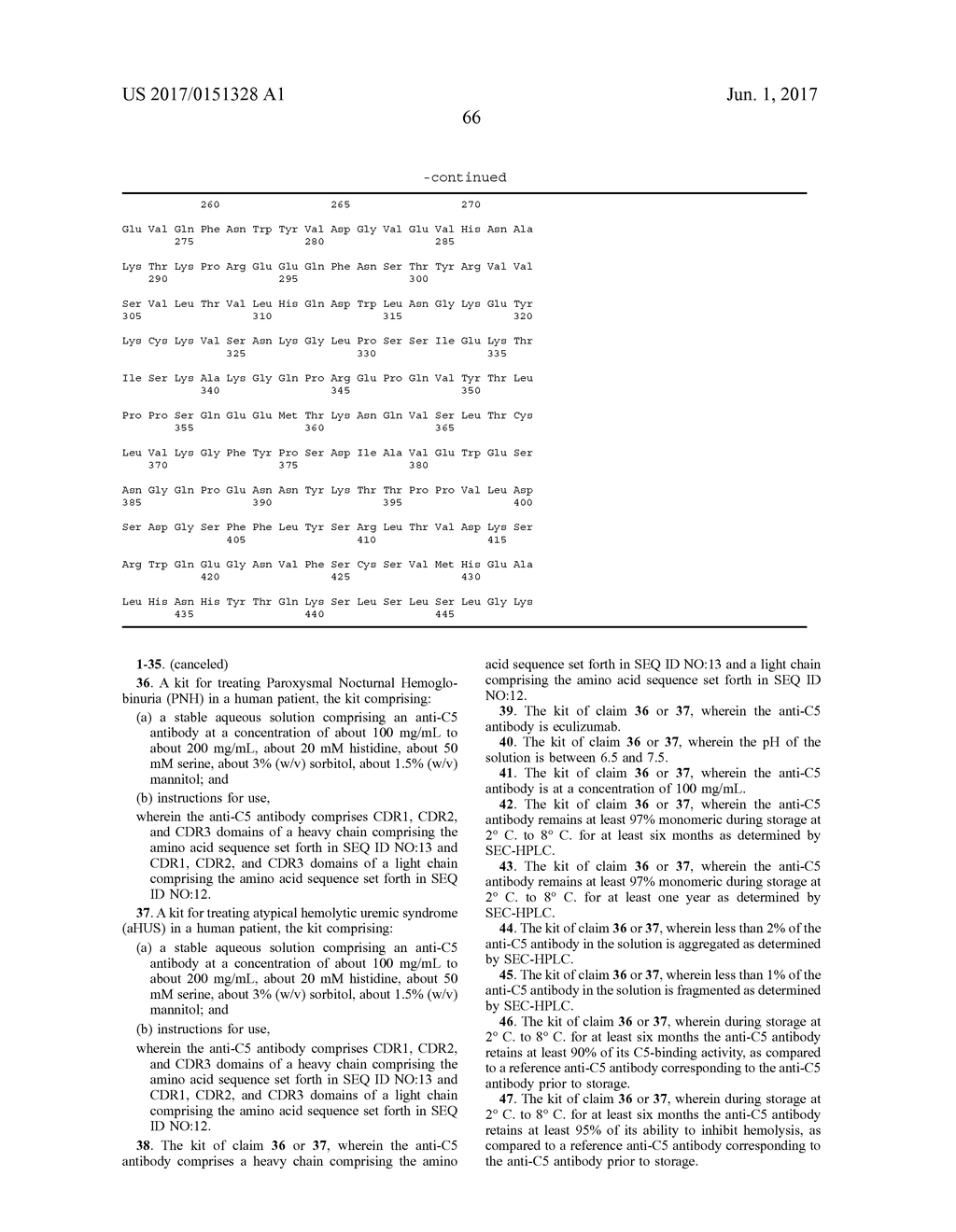 HIGH CONCENTRATION FORMULATIONS OF ANTI-C5 ANTIBODIES - diagram, schematic, and image 68