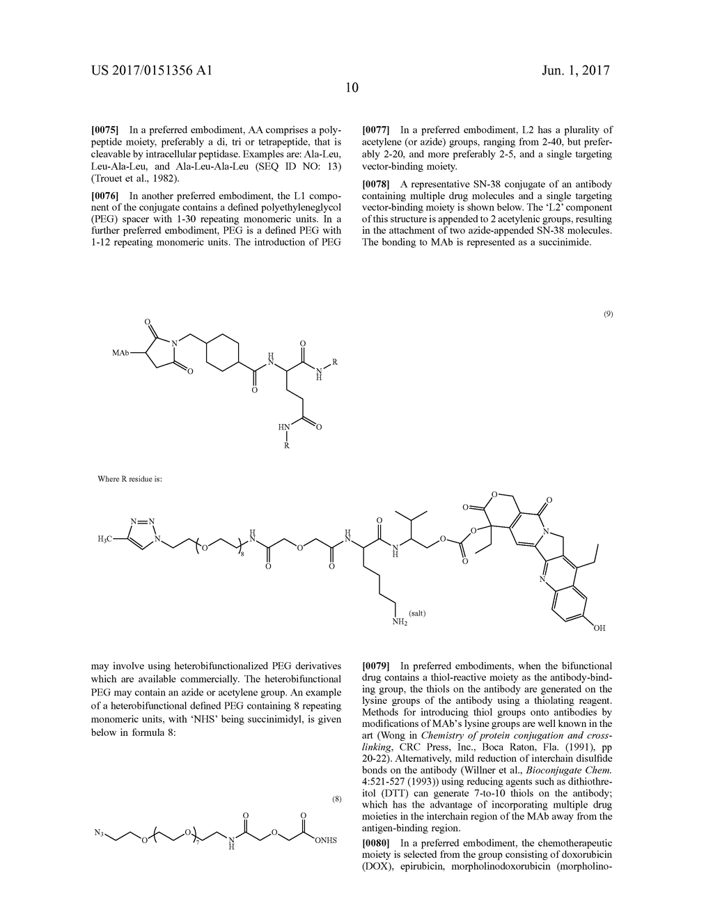 Camptothecin Conjugates of Anti-CD22 Antibodies for Treatment of B Cell     Diseases - diagram, schematic, and image 18