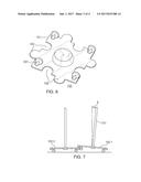 Intravenous Pole Base Having Tessellating Elements diagram and image