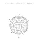 DIMPLE PATTERNS FOR GOLF BALLS diagram and image