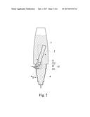 CORRECTION FLUID STIRRING BODY STRUCTURE diagram and image