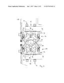 PRESSING DEVICE FOR PRESSING A FINISHING BELT AGAINST A WORKPIECE SURFACE diagram and image