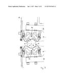 PRESSING DEVICE FOR PRESSING A FINISHING BELT AGAINST A WORKPIECE SURFACE diagram and image