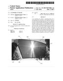 AUTOMOBILE SUNSHADE diagram and image