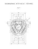 TRIPOD TYPE CONSTANT VELOCITY UNIVERSAL JOINT diagram and image