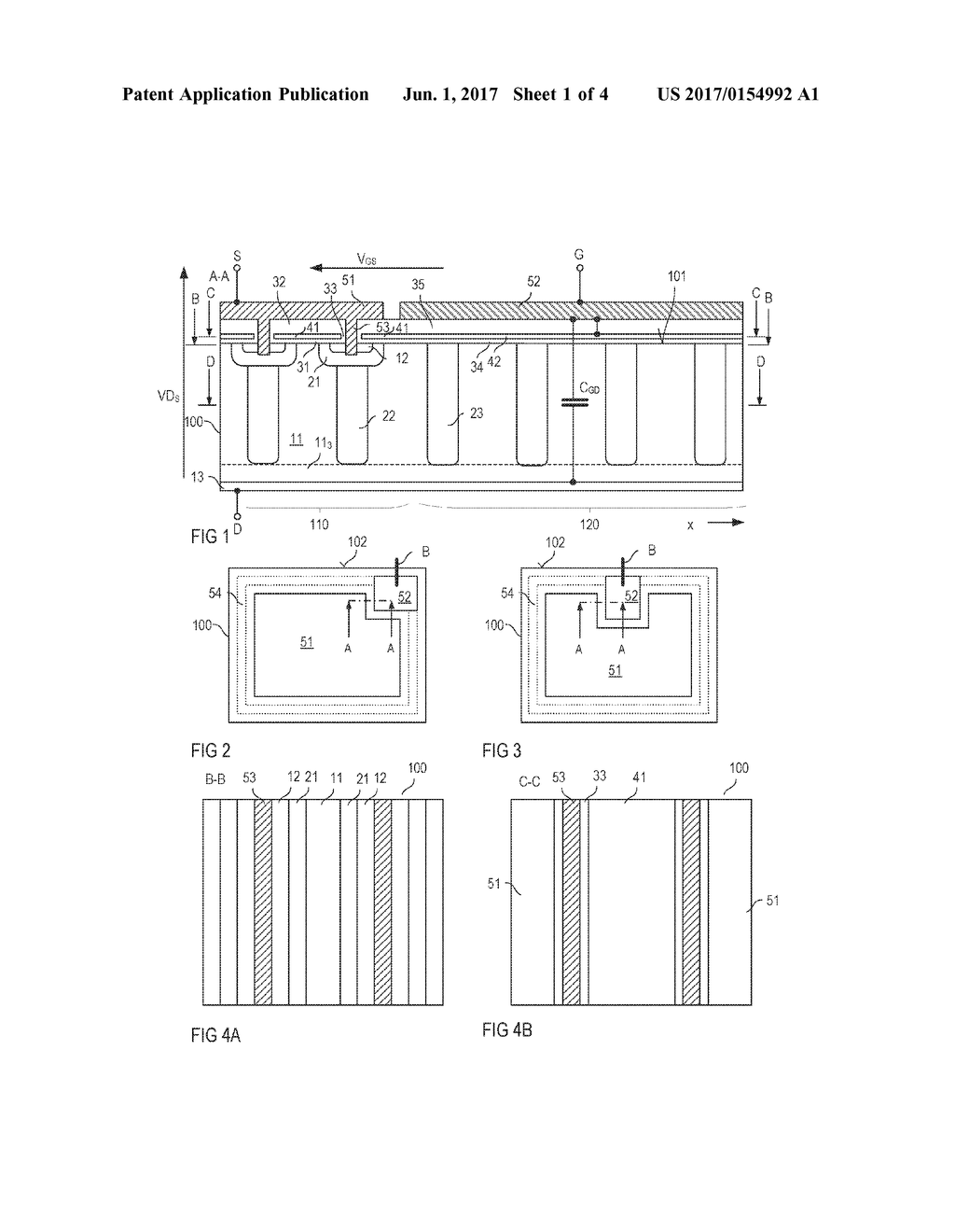 Transistor Device with Increased Gate-Drain Capacitance - diagram, schematic, and image 02