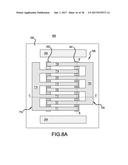 SURFACE ACOUSTIC WAVE (SAW) RESONATOR STRUCTURE WITH DIELECTRIC MATERIAL     BELOW ELECTRODE FINGERS diagram and image