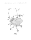 ARMRESTS ADJUSTMENT DEVICE FOR A CHAIR diagram and image