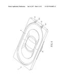 SUPPORT FRAME FOR THIN MINI SPEAKER STRUCTURE AND METHOD OF ASSEMBLING     LEAD WIRES TO SUPPORT FRAME OF THIN MINI SPEAKER STRUCTURE diagram and image