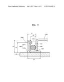 ELECTRONIC DEVICE INCLUDING CABLE SUPPORTING STRUCTURE diagram and image