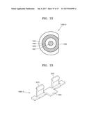 ELECTRONIC DEVICE INCLUDING CABLE SUPPORTING STRUCTURE diagram and image