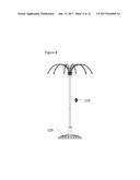 UMBRELLA-LIKE ASSEMBLY FOR RETAINING FLOWERS, PLANTS, OR OTHER ARTICLES diagram and image