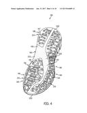 SOLE STRUCTURE WITH SEGMENTED PORTIONS diagram and image