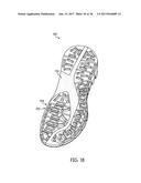 SOLE STRUCTURE WITH SEGMENTED PORTIONS diagram and image